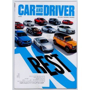 CAR AND DRIVER JAN 2022 TEN BEST CARS FOR 2022, MAVERICK XLT FX4, TESLA, HUMMER